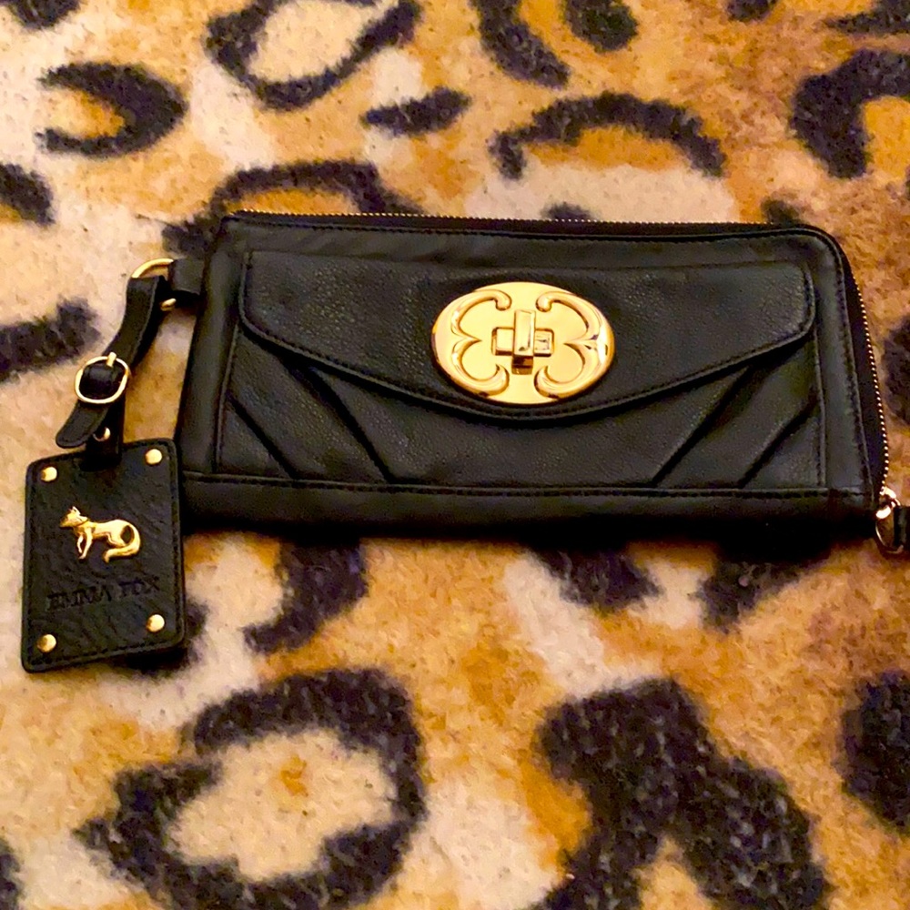 Leather clutch